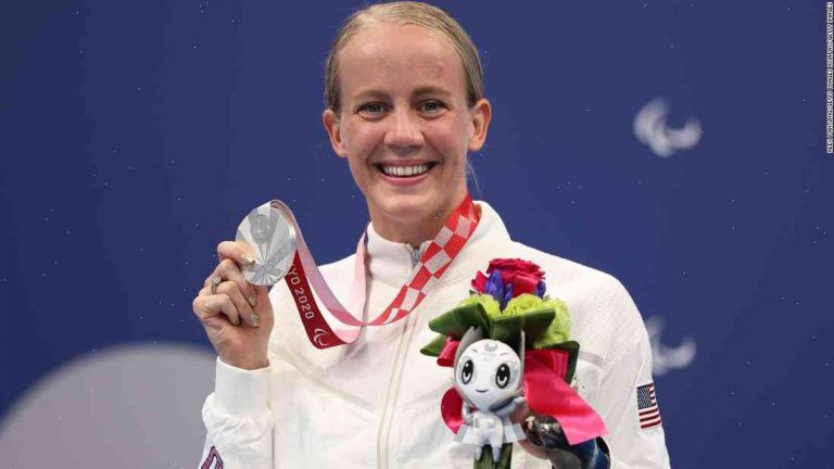 Loss of hair and other injuries precipitated swimmer Mallory Weggemann’s retirement