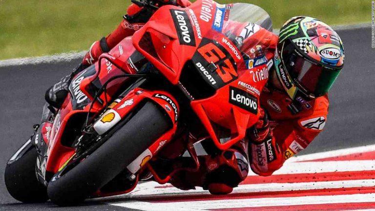 MotoGP penalty: Italian born Pecco Bagnaia fined after crashing in the middle of a race